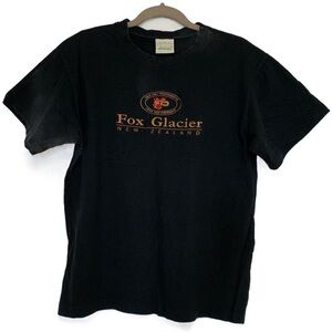 Embroidered Fox Glacier NZ Heavyweight T-Shirt